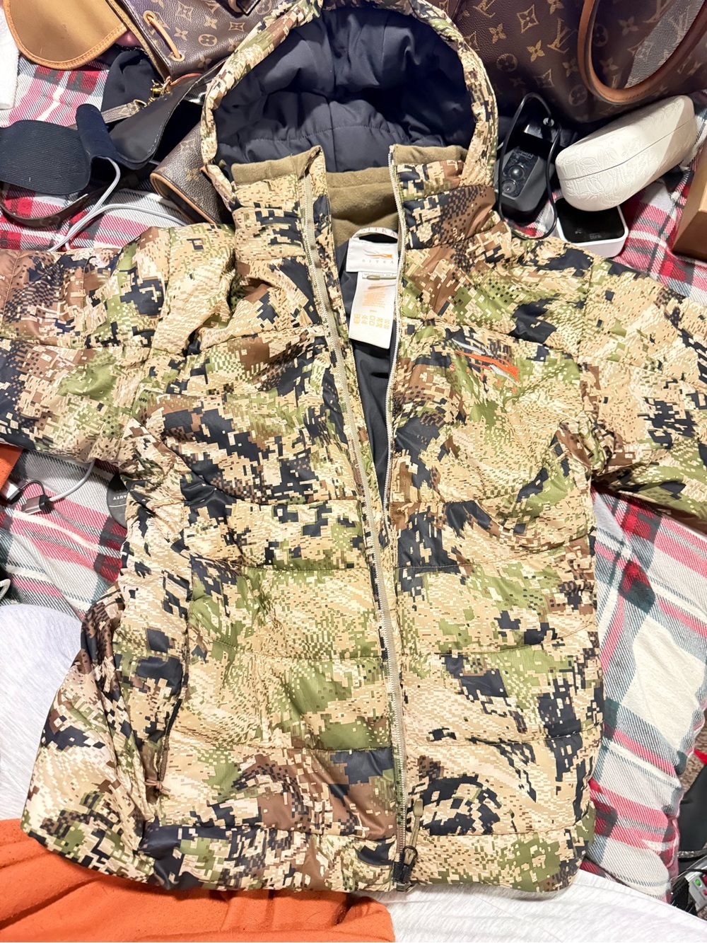 Women’s  Hunting Jacket in Digital Camo - Olive/Tan